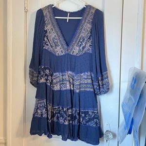 Free People Boho Mini Dress